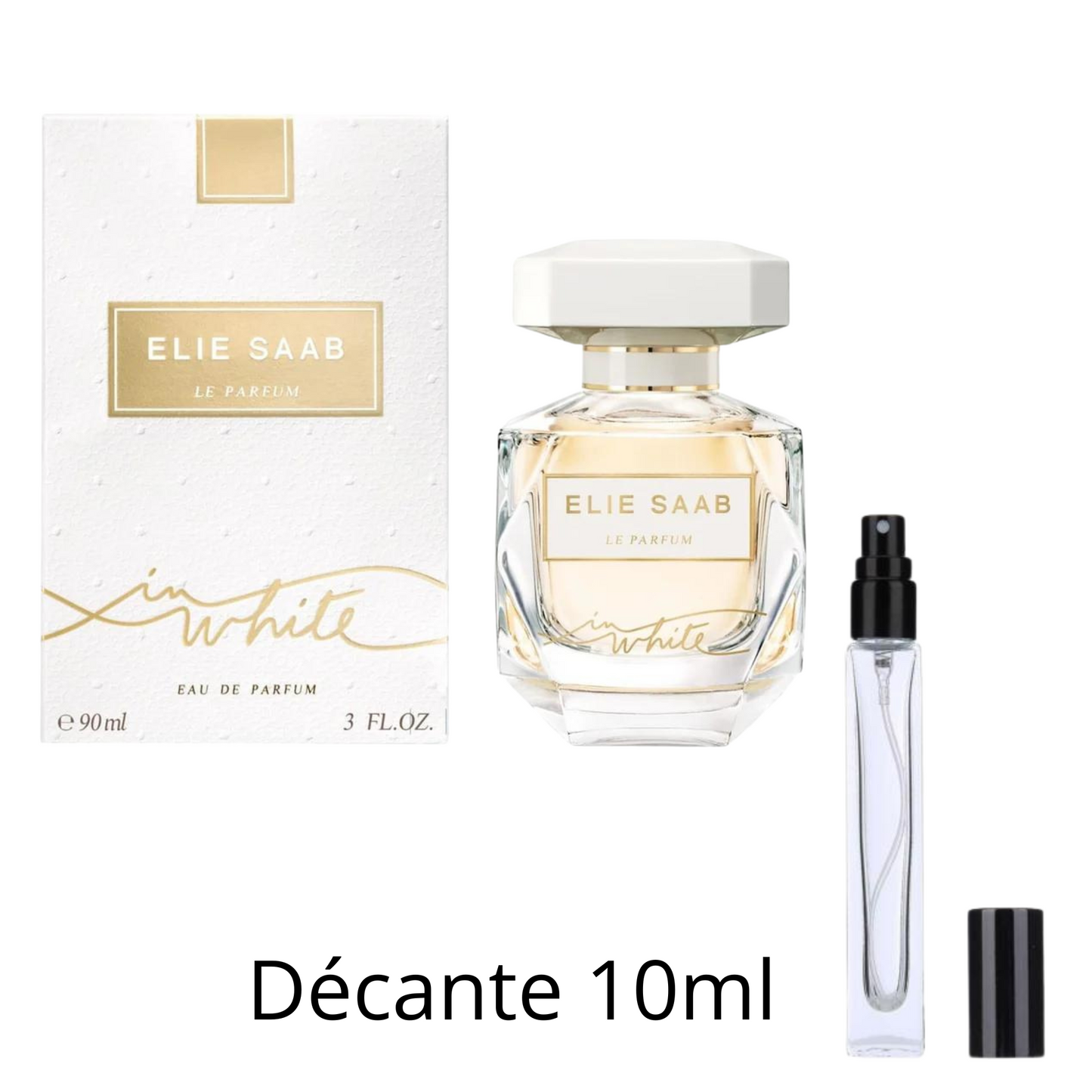 In White Parfum Elie Saab pour femme – Décante 10ml