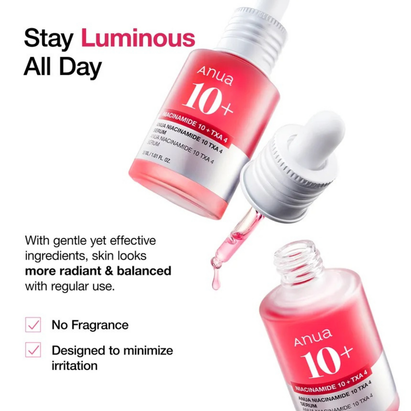 Anua Niacinamide 10 + TXA 4 Sérum Éclat
