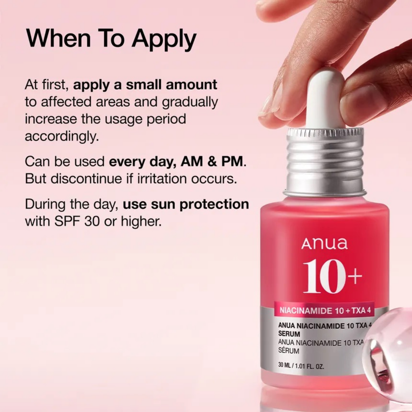 Anua Niacinamide 10 + TXA 4 Sérum Éclat