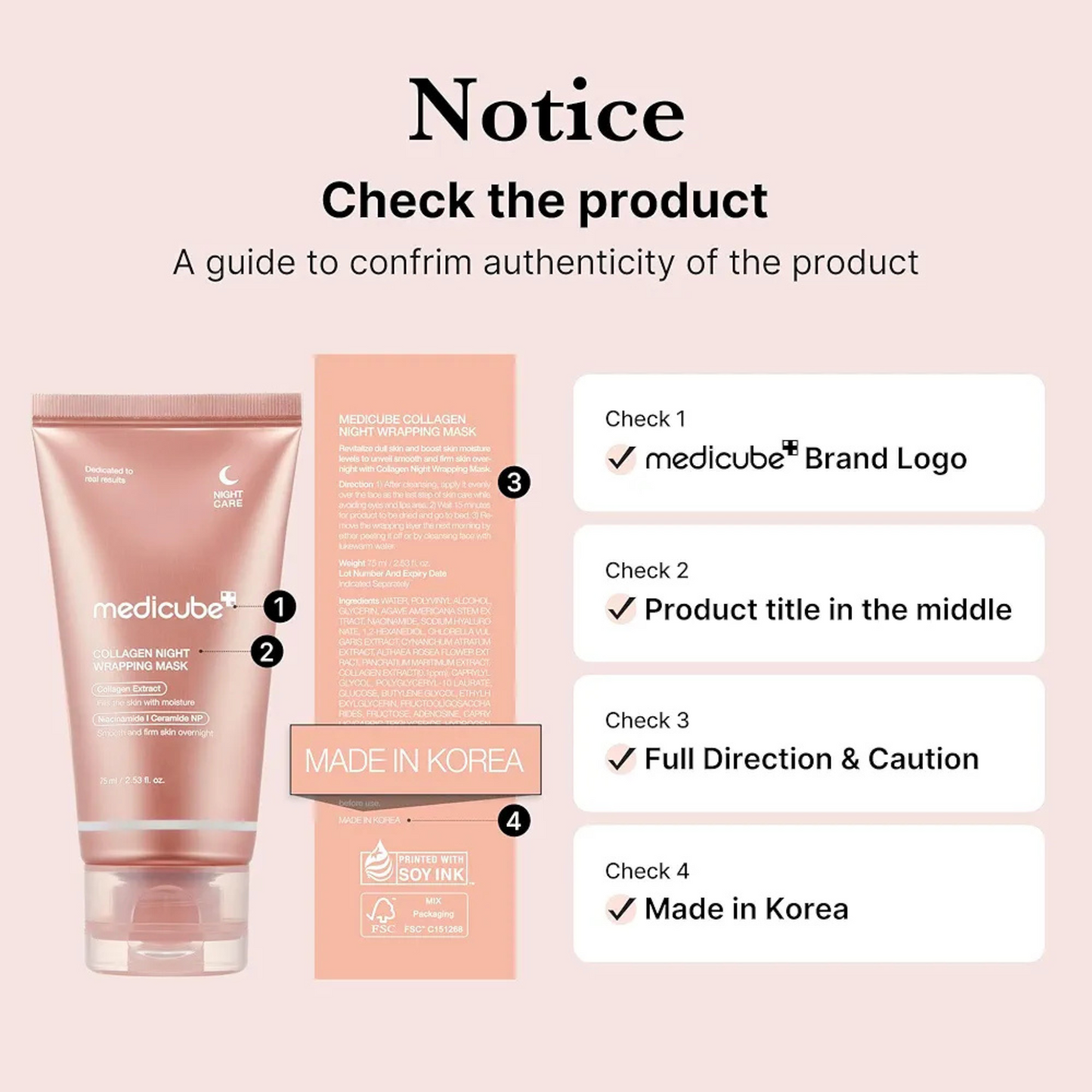 Masque Nuit Collagène Wrapping Mask – Medicube