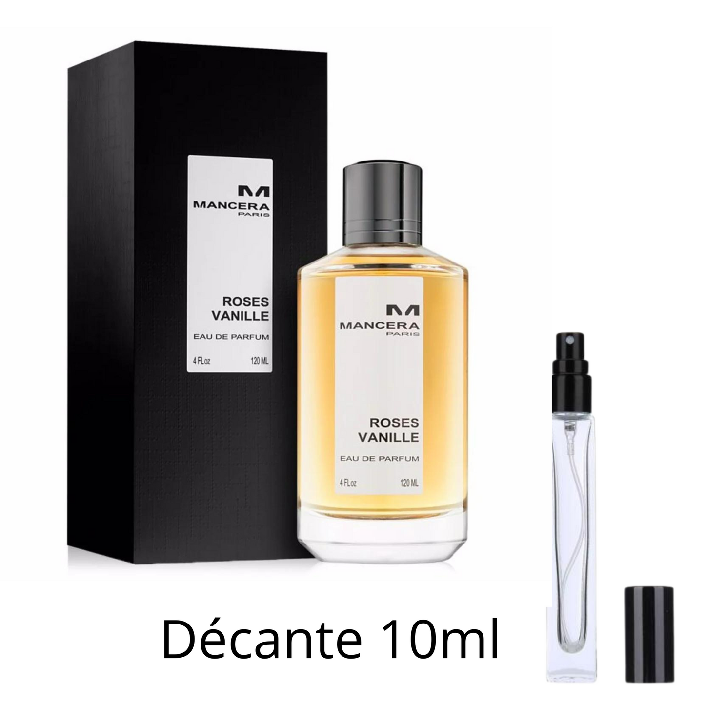 Mancera Roses Vanille Eau de Parfum unisex – Décante 10 ml