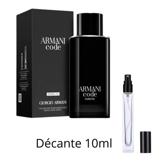 Armani Code Parfum pour homme by Giorgio Armani - Décante 10 ml