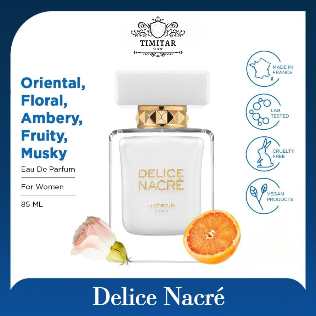 Délice Nacré Eau de Parfum - Johan.b Paris - 85 ml