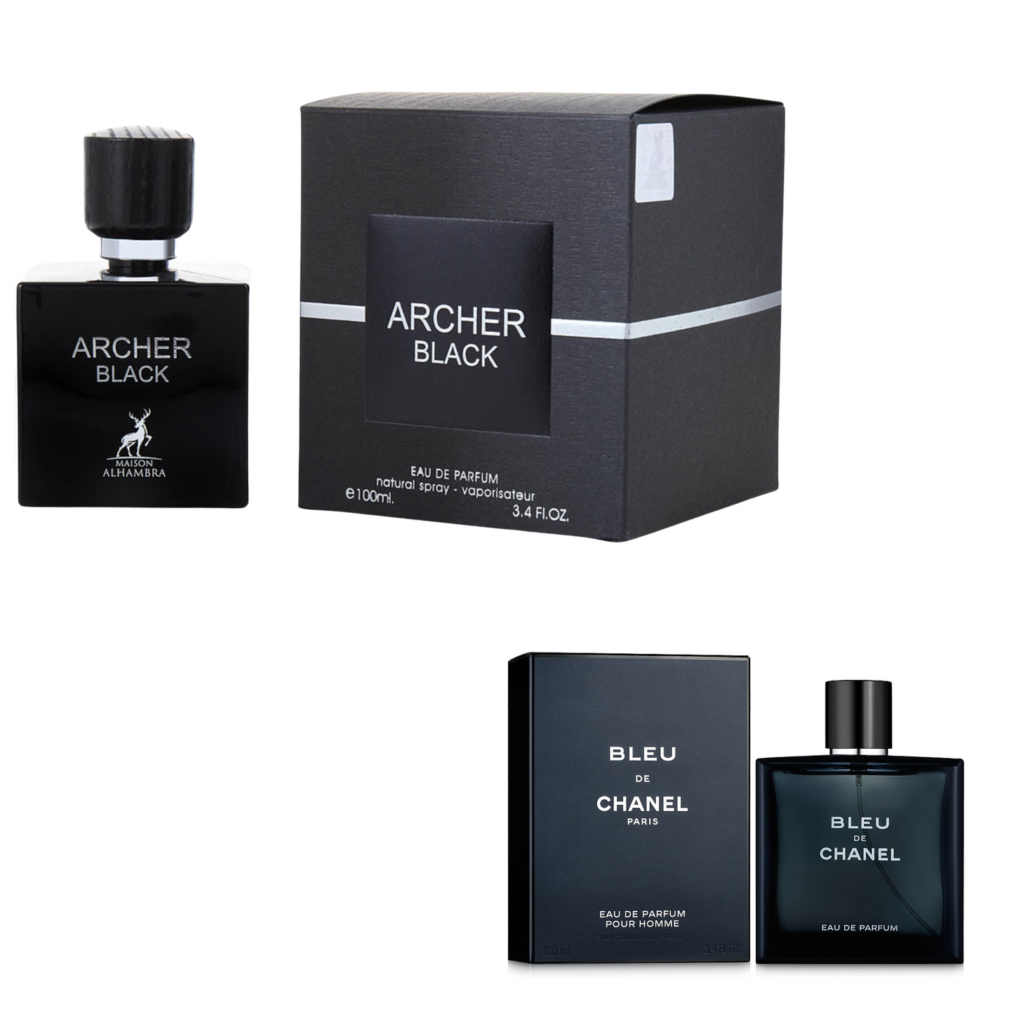 Archer Black Eau de Parfum pour Homme Maison Alhambra