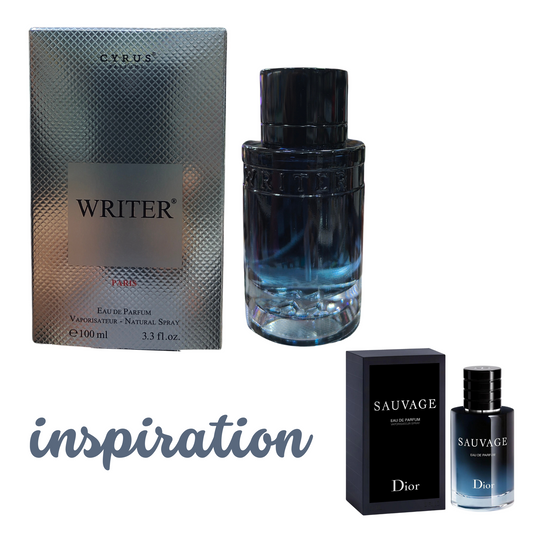 Writer Eau de Parfum pour Homme - Inspiration Sauvage de Dior