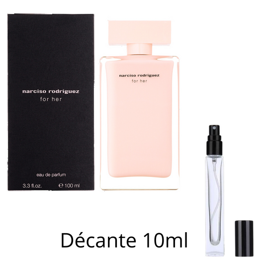 Narciso Rodriguez For Her Eau de Parfum pour Femme - Décante 10 ml Parfum